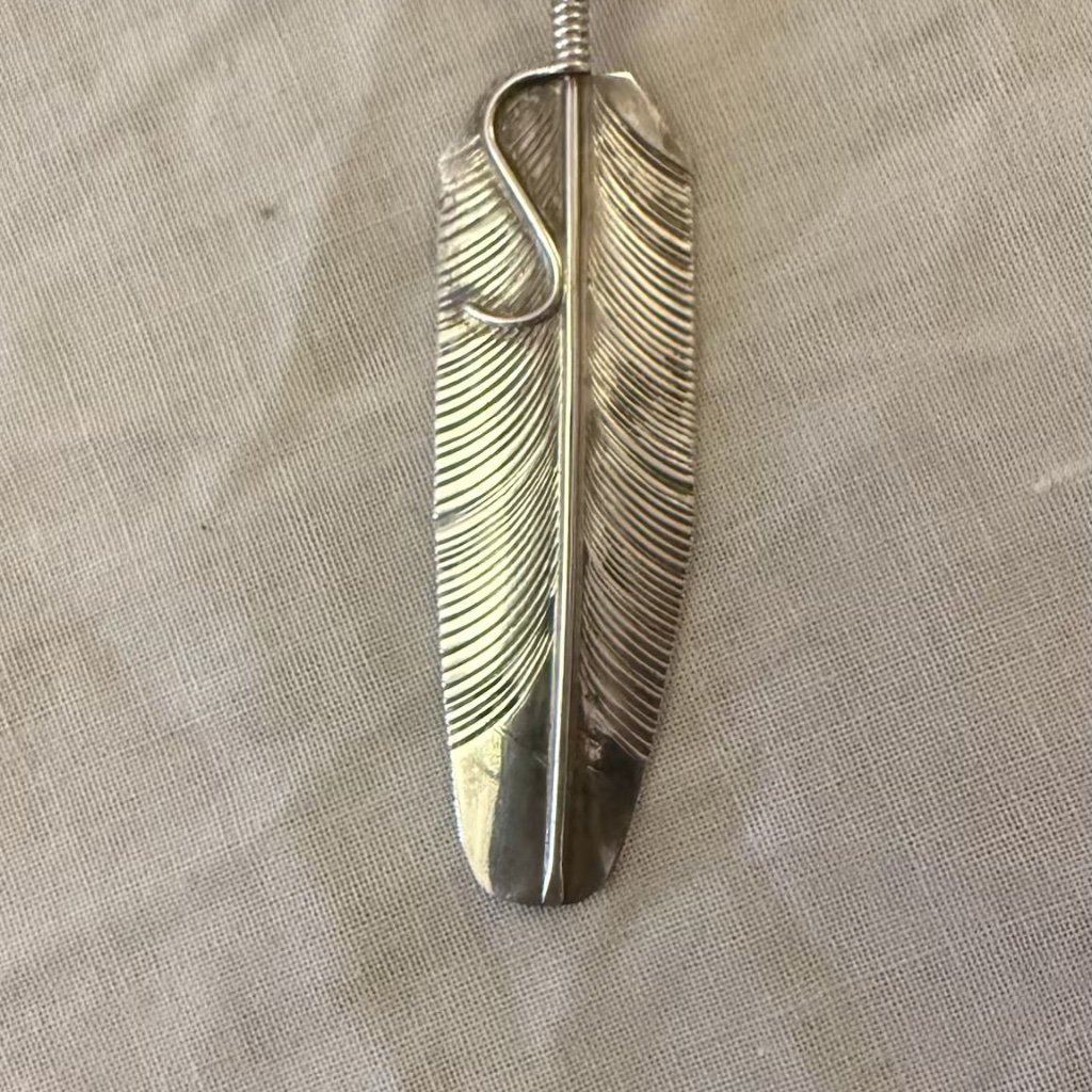 Sterling Silver Navajo Pendant-Necklace